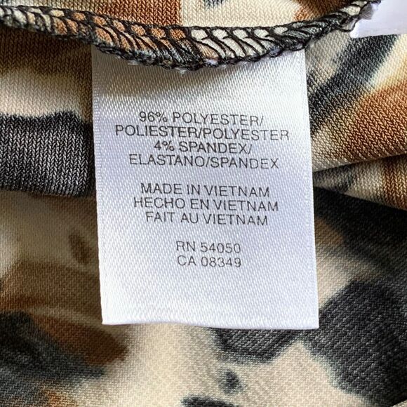 Kasper Petites Separates Women PL  Animals Type Print NWT Sleeveless - Picture 8 of 8